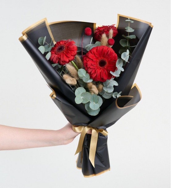 Kırmızı Gerbera Buketi